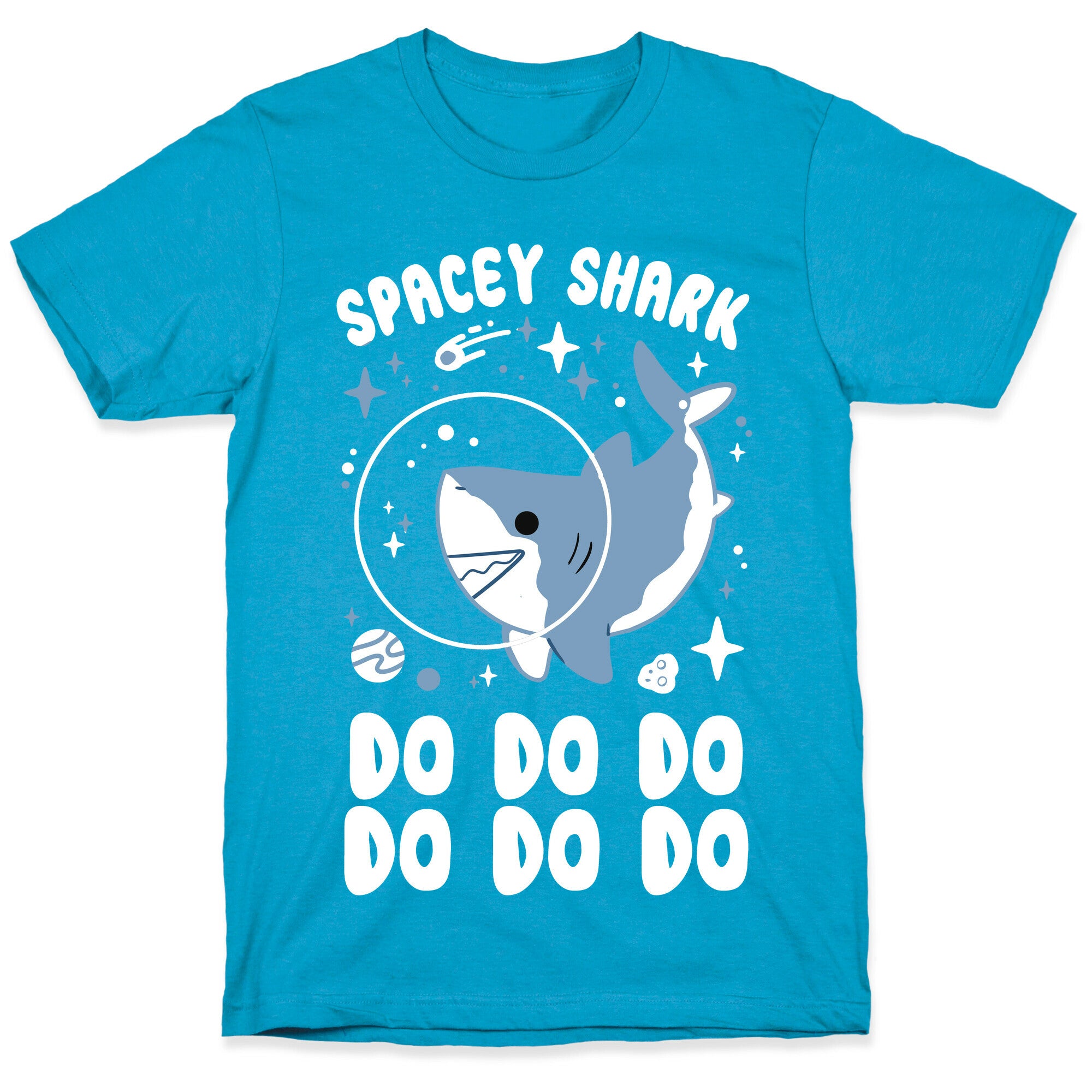 Spacey Shark Unisex Triblend Tee